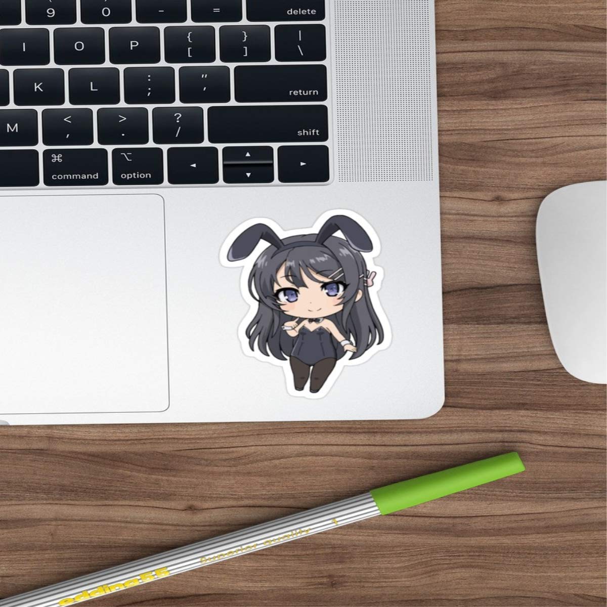 Amazon.com: rangerpolocon Stickers Mai (Bunny Girl Senpai) Chibi